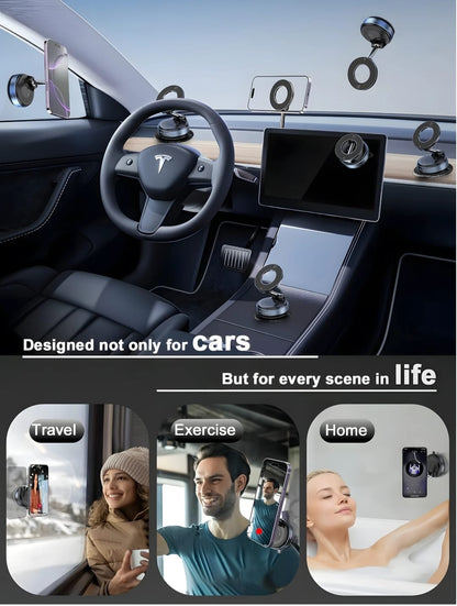 Vacuum Suction Magnetic phone holder