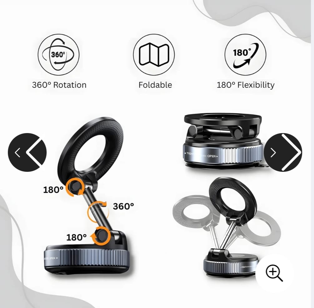 Vacuum Suction Magnetic phone holder